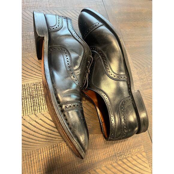 Allen Edmonds black men dress shoes size 15 - Picture 9 of 14
